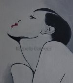 Pop Art viso 1 - Acrilico su cartoncino telato
20 x 30